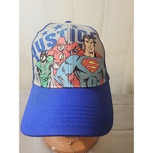 New DC Comics Justice League Hat - Superman, Flash, Green Lantern - Adjustable